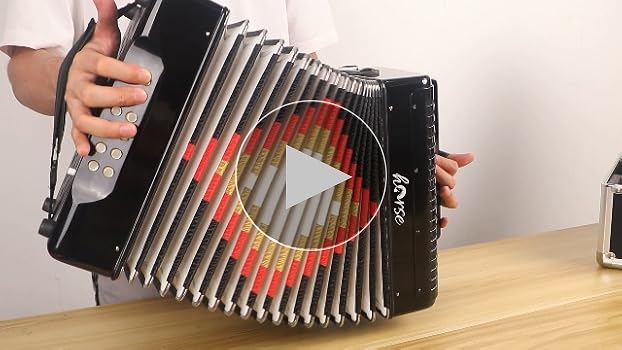 トンボ　　ACONY Amazon.com: 31-Key Diatonic Accordion 12 Bass G/C/F 3-Row